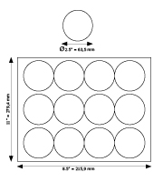 2.5" x 2.5 "