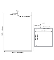 Tag Size: 4.16" x 5.82"