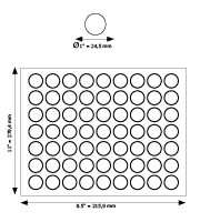 2.5" x 2.5 "