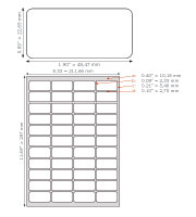 Label Size: 0.89" x 1.90"
